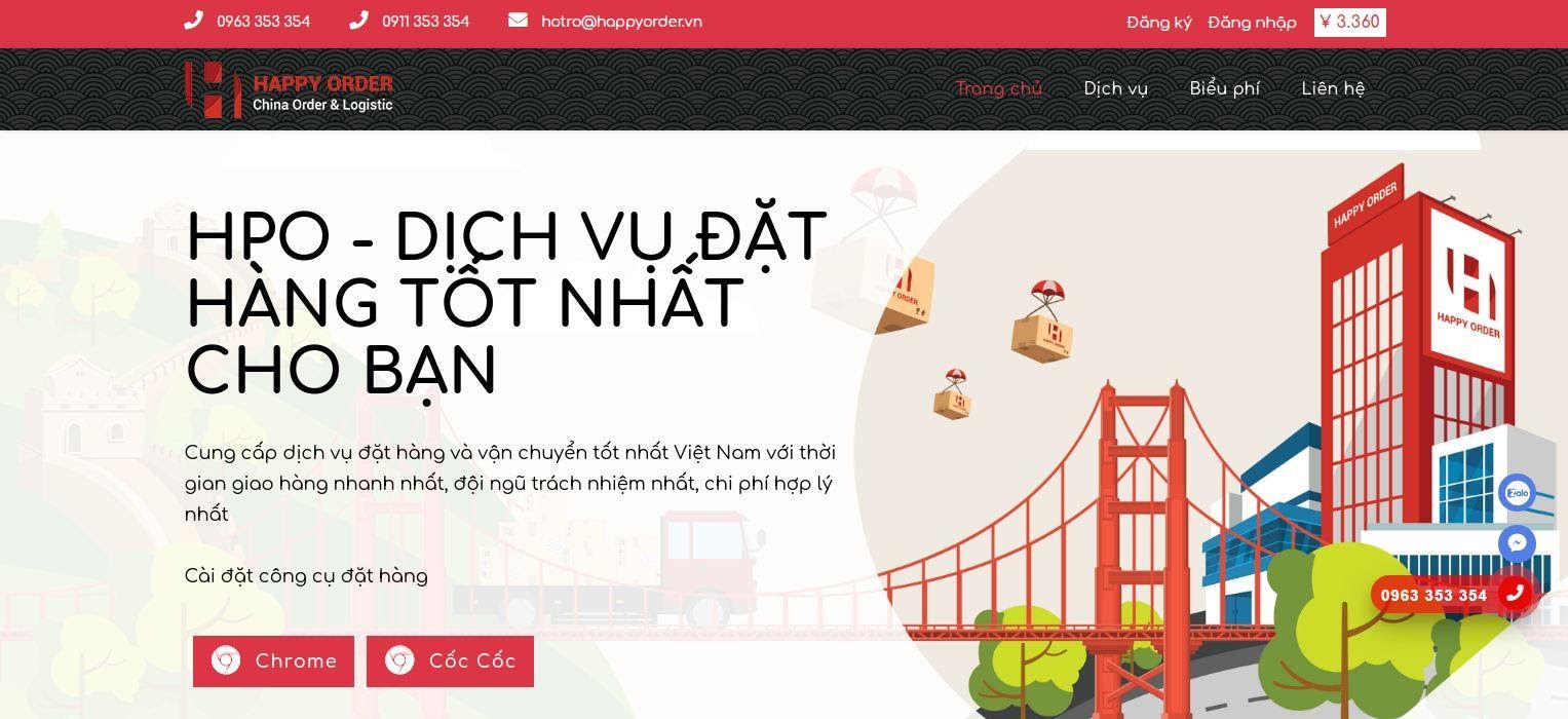 Happy Order là đơn vị order hàng Trung Quốc nhanh chóng nhất hiện nay