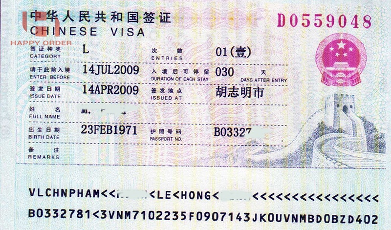xin visa